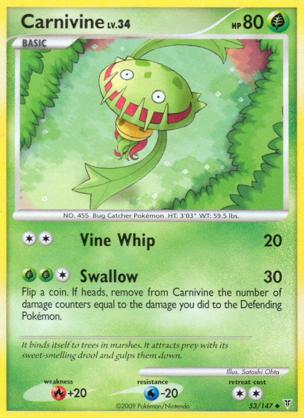 Carnivine (53/147) [Platinum: Supreme Victors] Reverse Holofoil