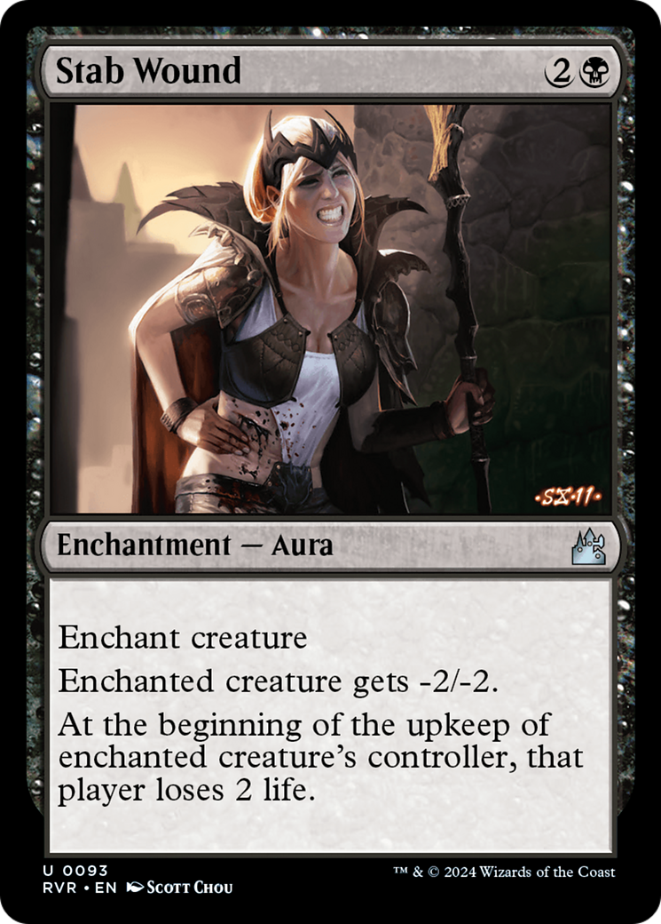 Stab Wound [Ravnica Remastered] Foil