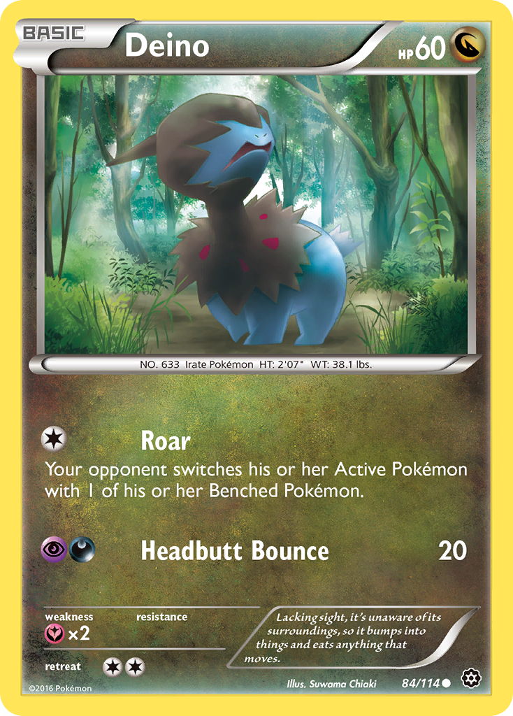 Deino (84/114) [XY: Steam Siege] Reverse Holofoil