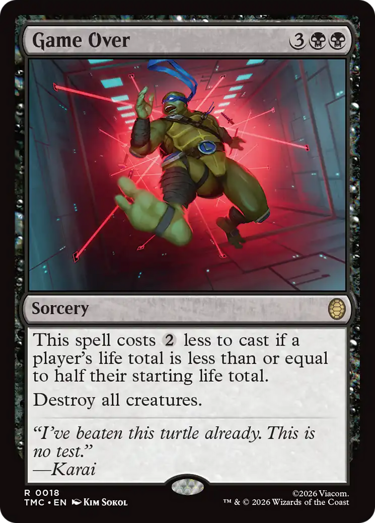 Game Over [Teenage Mutant Ninja Turtles Commander] Foil