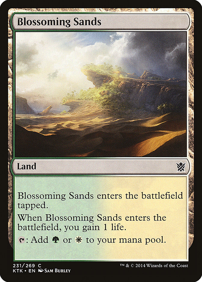 Blossoming Sands [Khans of Tarkir] Foil