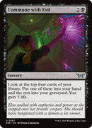 Commune with Evil [Duskmourn: House of Horror] Foil