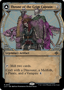 Throne of the Grim Captain // The Grim Captain (Showcase) [The Lost Caverns of Ixalan] Foil