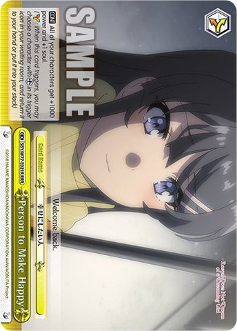 Person to Make Happy (Foil) [Rascal Does Not Dream of a Dreaming Girl]