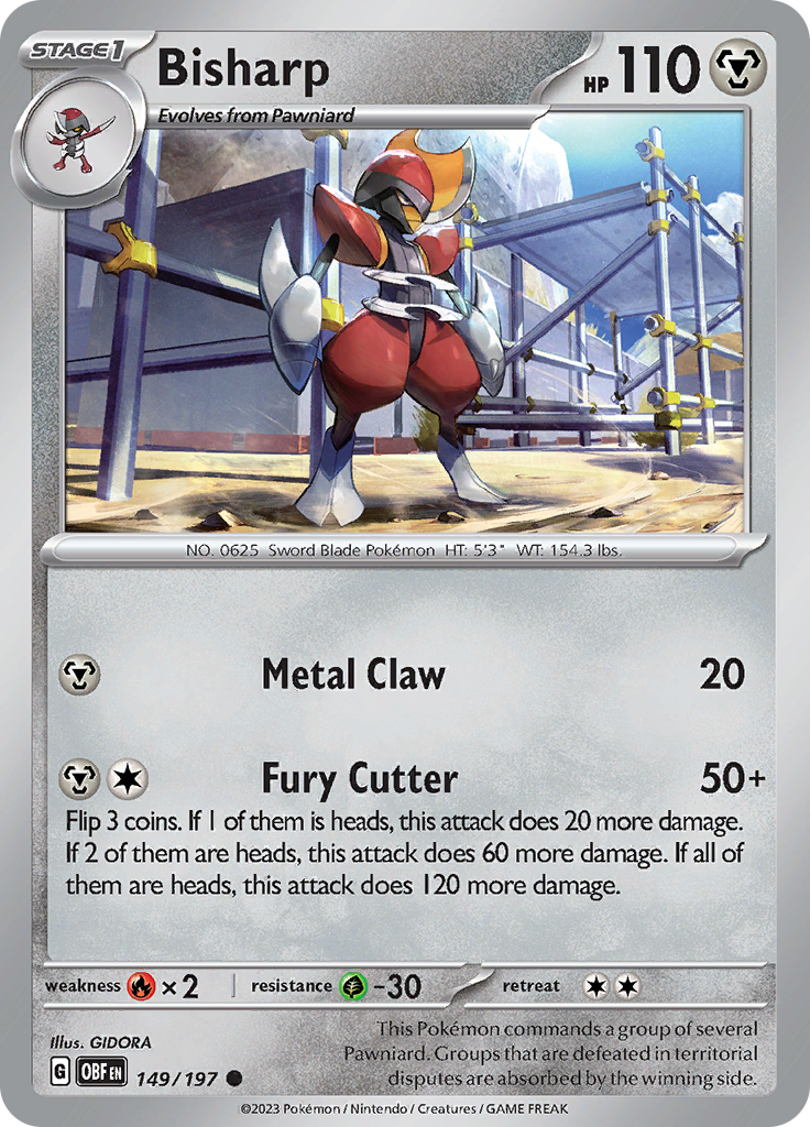 Bisharp (149/197) [Scarlet & Violet: Obsidian Flames] Reverse Holofoil