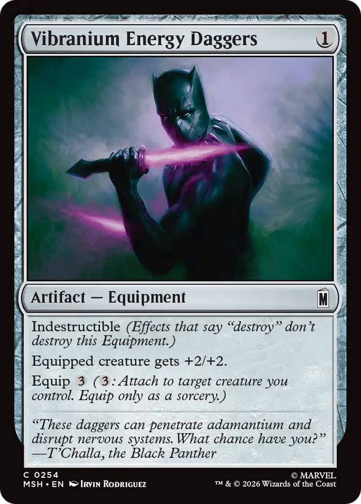 Vibranium Energy Daggers [Marvel Super Heroes] Foil
