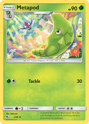 Metapod (2/68) [Sun & Moon: Hidden Fates] Reverse Holofoil