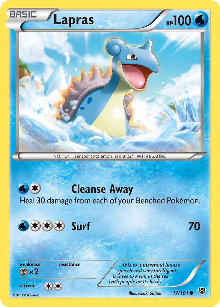 Lapras (17/101) [Black & White: Plasma Blast] Reverse Holofoil