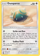 Dunsparce (110/168) [Sun & Moon: Celestial Storm] Reverse Holofoil