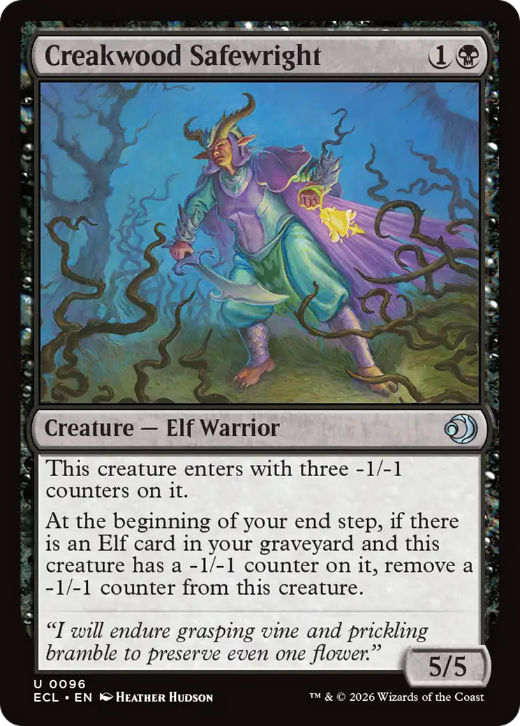 Creakwood Safewright [Lorwyn Eclipsed] Foil