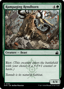 Rampaging Rendhorn [Ravnica Remastered] Foil