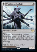 Wandering Archaic // Explore the Vastlands [Strixhaven: School of Mages] Foil