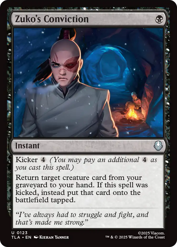 Zuko's Conviction [Avatar: The Last Airbender] Foil