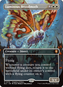Luminous Broodmoth (Borderless) [Bloomburrow Commander] Foil