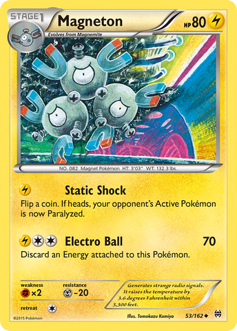 Magneton (53/162) [XY: BREAKthrough] Reverse Holofoil