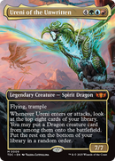 Ureni of the Unwritten (Borderless) [Tarkir: Dragonstorm Commander] Foil