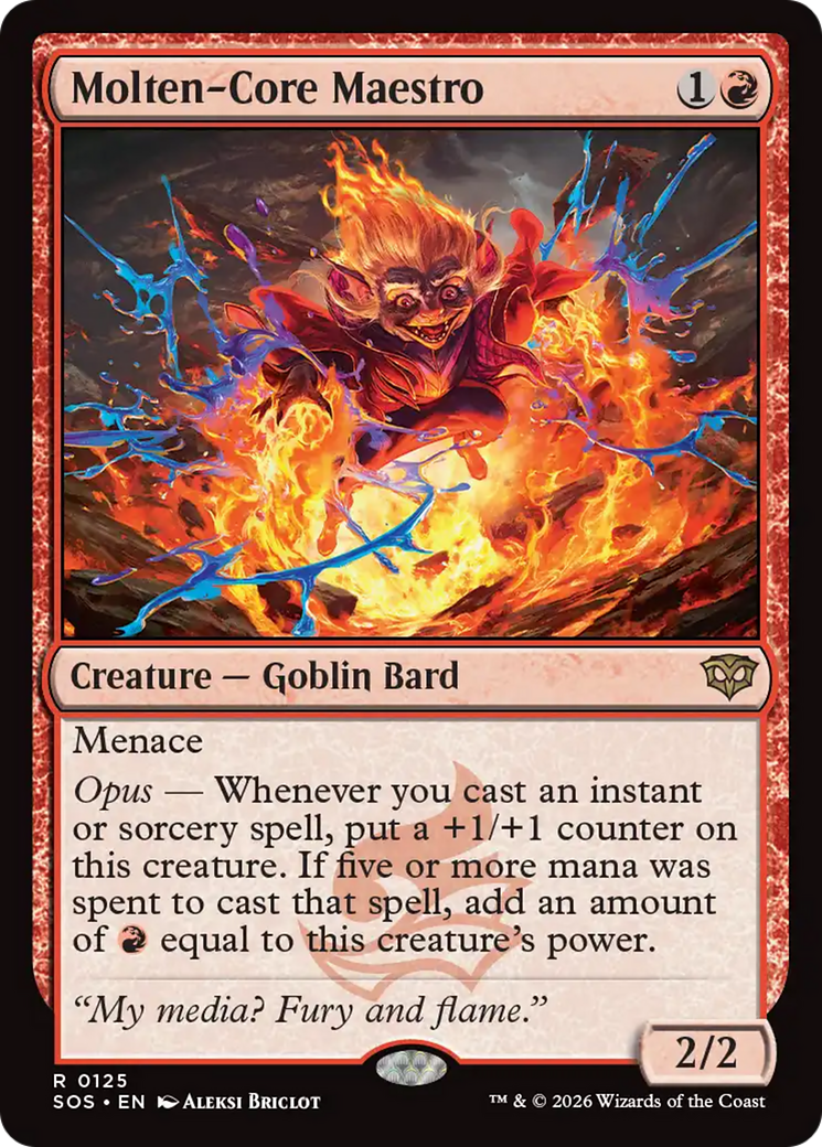 Molten-Core Maestro [Secrets of Strixhaven] Foil