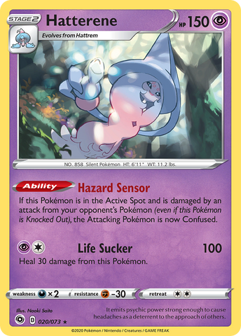 Hatterene (020/073) [Sword & Shield: Champion's Path] Reverse Holofoil
