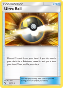 Ultra Ball (68/73) [Sun & Moon: Shining Legends] Reverse Holofoil