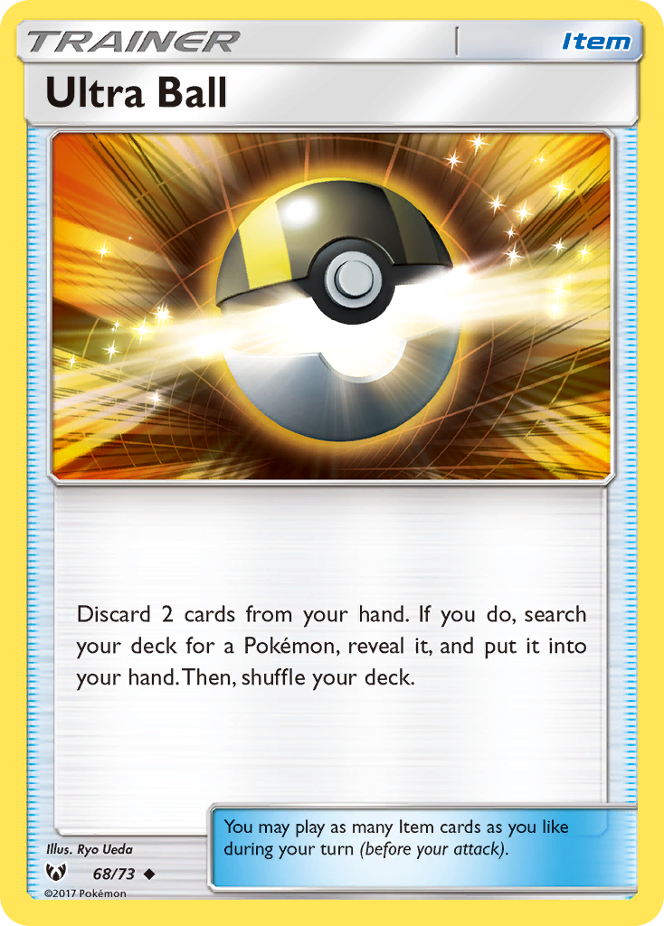 Ultra Ball (68/73) [Sun & Moon: Shining Legends] Reverse Holofoil