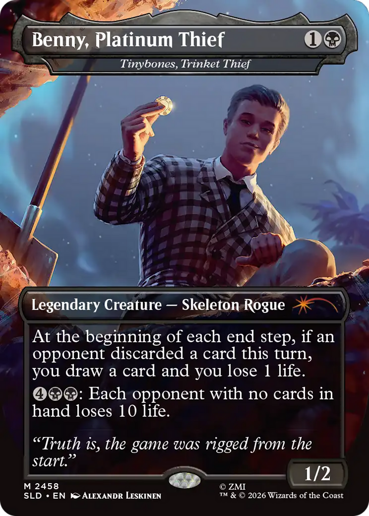 Benny, Platinum Thief - Tinybones, Trinket Thief [Secret Lair Drop Series] Foil