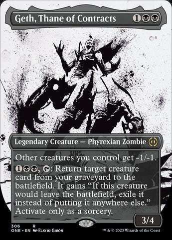 Geth, Thane of Contracts (Borderless Ichor) [Phyrexia: All Will Be One] Foil