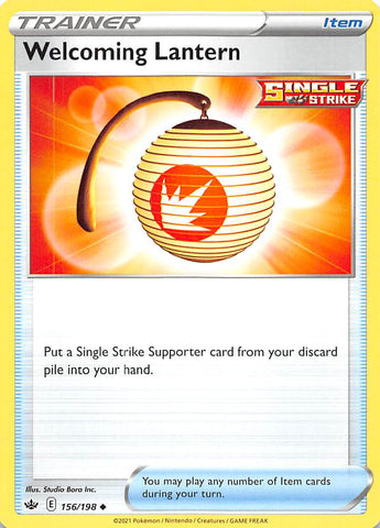 Welcoming Lantern (156/198) [Sword & Shield: Chilling Reign] Reverse Holofoil
