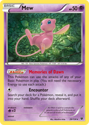 Mew (29/124) [XY: Fates Collide] Reverse Holofoil