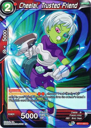 Cheelai, Trusted Friend (BT11-023) [Vermilion Bloodline 2nd Edition] Parallel Foil
