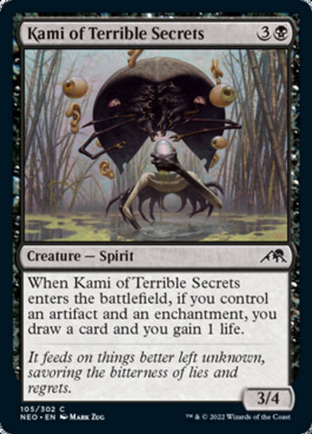 Kami of Terrible Secrets [Kamigawa: Neon Dynasty] Foil