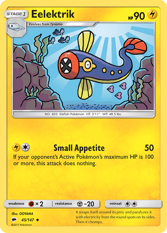 Eelektrik (45/147) [Sun & Moon: Burning Shadows] Reverse Holofoil