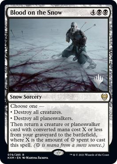 Blood on the Snow (Promo Pack) [Kaldheim Promos] Foil