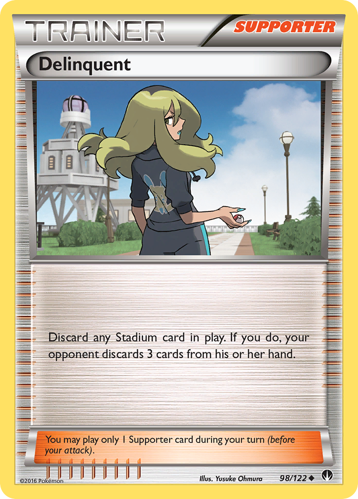 Delinquent (98/122) [XY: BREAKpoint] Reverse Holofoil