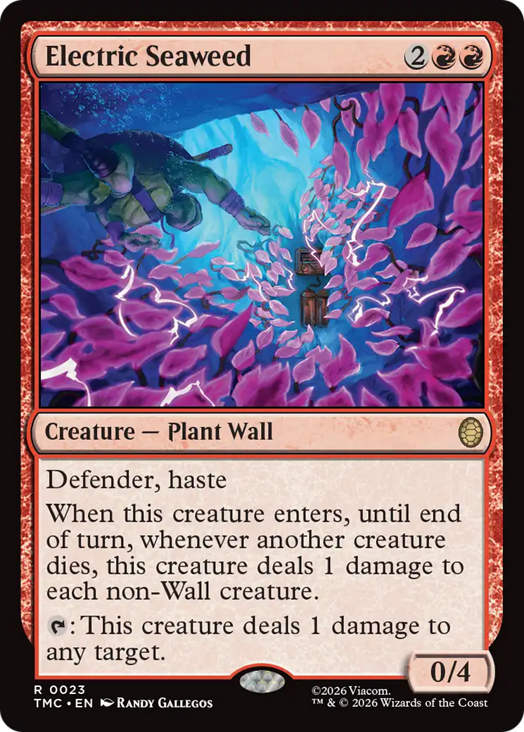 Electric Seaweed [Teenage Mutant Ninja Turtles Commander] Foil
