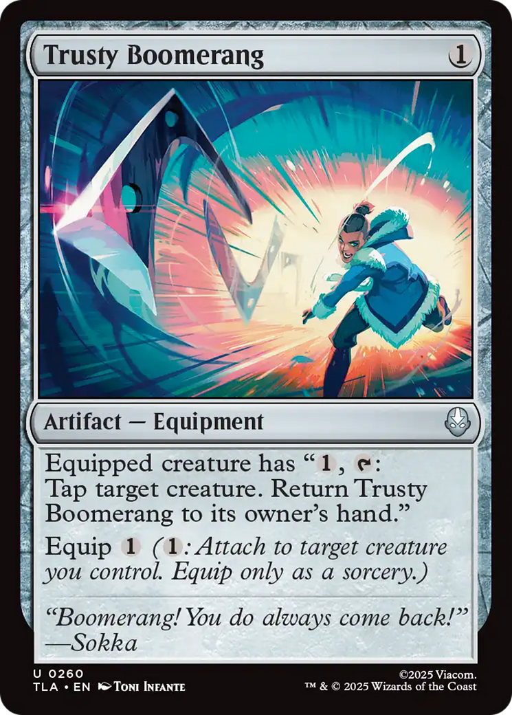 Trusty Boomerang [Avatar: The Last Airbender] Foil