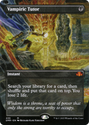 Vampiric Tutor (Borderless Alternate Art) [Dominaria Remastered] Foil