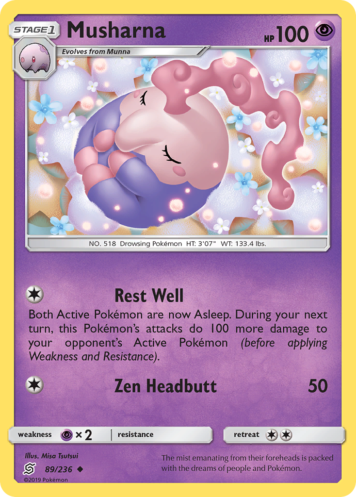 Musharna (89/236) [Sun & Moon: Unified Minds] Reverse Holofoil