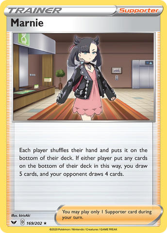 Marnie (169/202) [Sword & Shield: Base Set] Reverse Holofoil