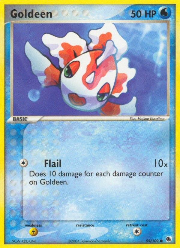 Goldeen (55/109) [EX: Ruby & Sapphire] Reverse Holofoil