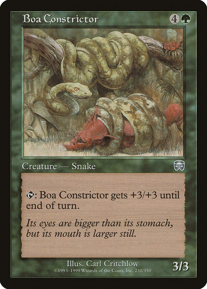 Boa Constrictor [Mercadian Masques] Foil