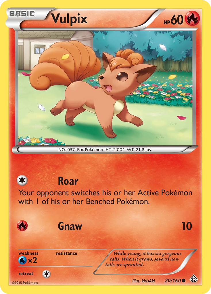 Vulpix (20/160) [XY: Primal Clash] Reverse Holofoil