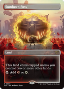 Sundown Pass (Borderless) [Secrets of Strixhaven] Foil