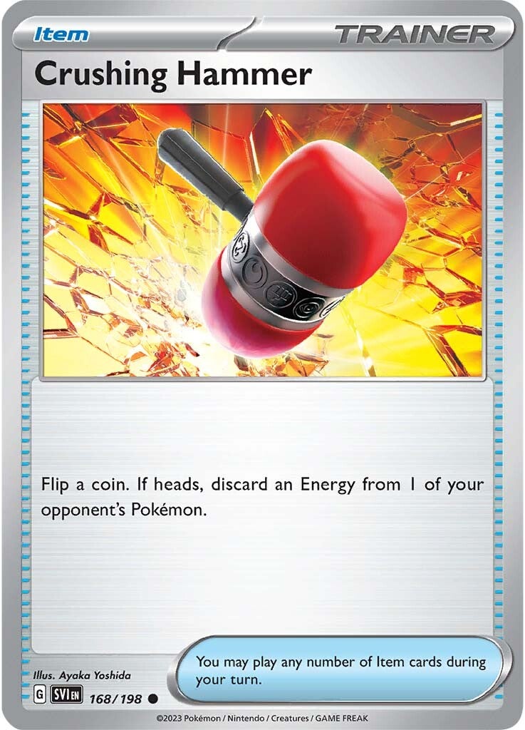 Crushing Hammer (168/198) [Scarlet & Violet: Base Set] Reverse Holofoil