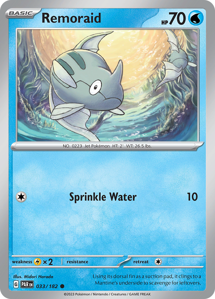 Remoraid (033/182) [Scarlet & Violet: Paradox Rift] Reverse Holofoil