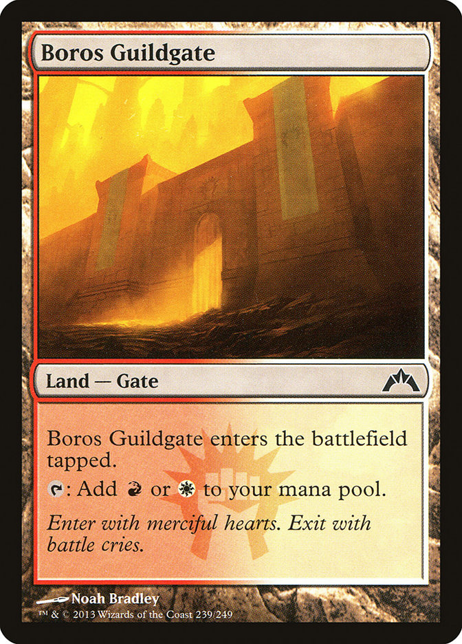 Boros Guildgate [Gatecrash] Foil