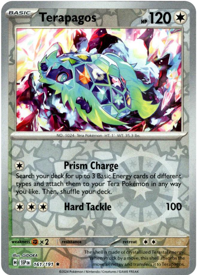 Terapagos (161/191) [Scarlet & Violet: Surging Sparks] Reverse Holofoil