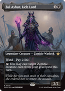 Zul Ashur, Lich Lord (Borderless) [Foundations] Foil