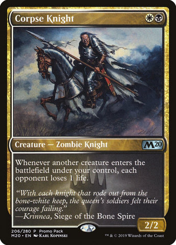 Corpse Knight (Promo Pack) [Core Set 2020 Promos] Foil
