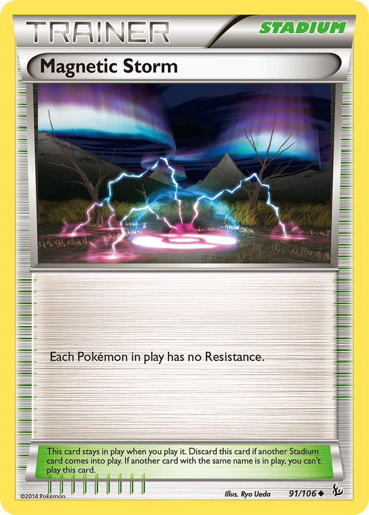 Magnetic Storm (91/106) [XY: Flashfire] Reverse Holofoil