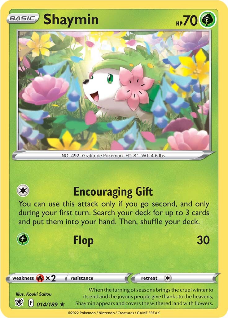 Shaymin (014/189) [Sword & Shield: Astral Radiance] Reverse Holofoil
